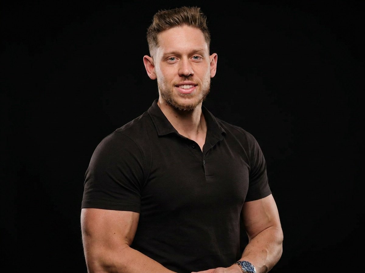 Personal trainer coaching a client in a private West End studio